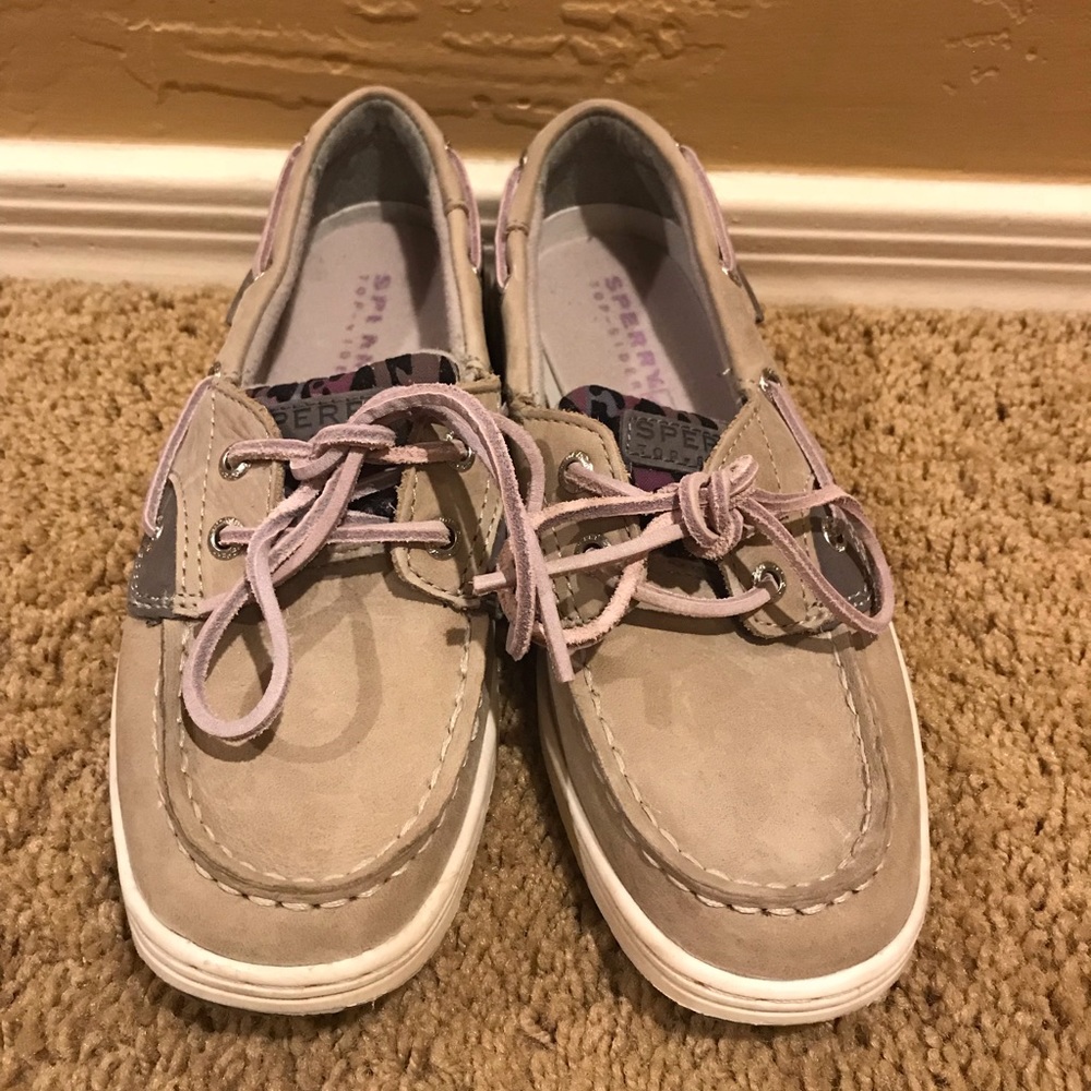 Adorable pair of girls Sperry Topsiders! Size 1